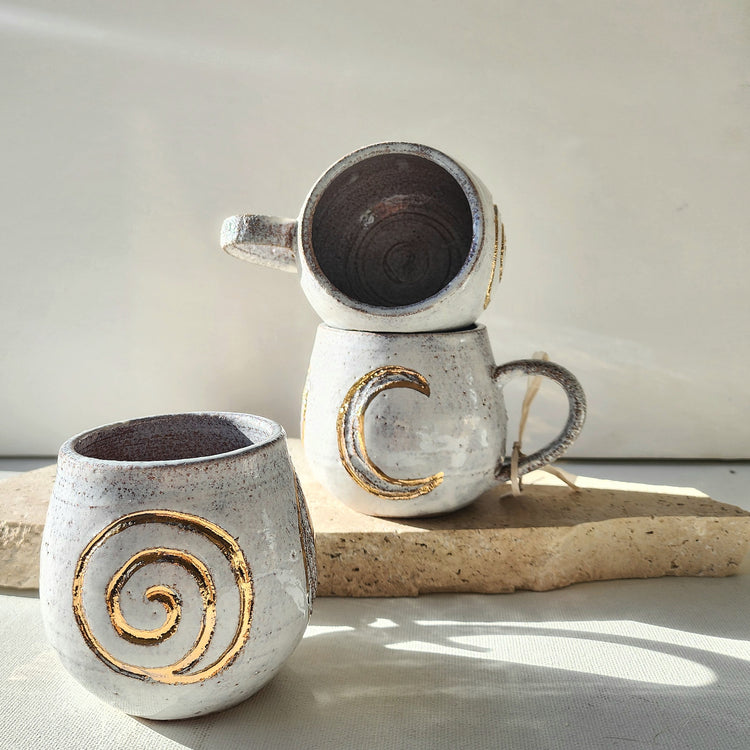 Sacred Full Moon - Moon Phase Cup - Crystals and Me | Crystal Candles and Ethically Sourced Crystals