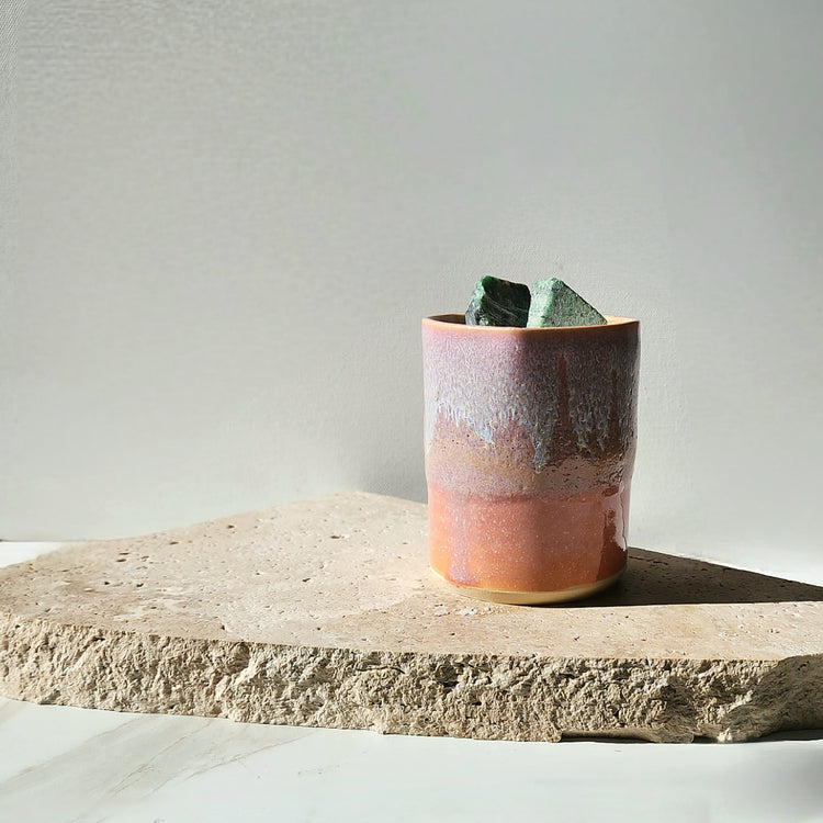 Sale-Dusk Stoneware Candle