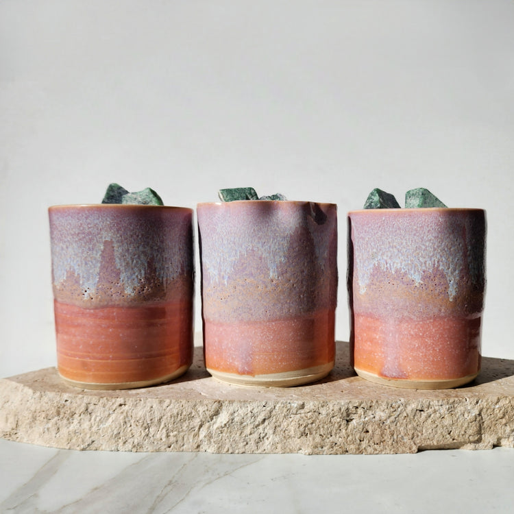 Sale-Dusk Stoneware Candle