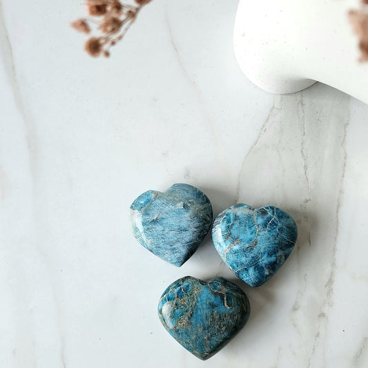 Apatite Heart - Crystals and Me | Crystal Candles and Ethically Sourced Crystals