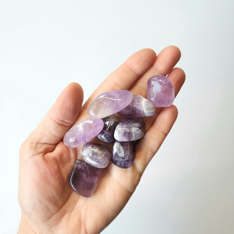 Amethyst Tumbled Stone - Crystals and Me | Crystal Candles and Ethically Sourced Crystals