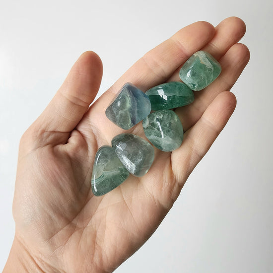 Fluorite Tumbled Stone - Crystals and Me | Crystal Candles and Ethically Sourced Crystals