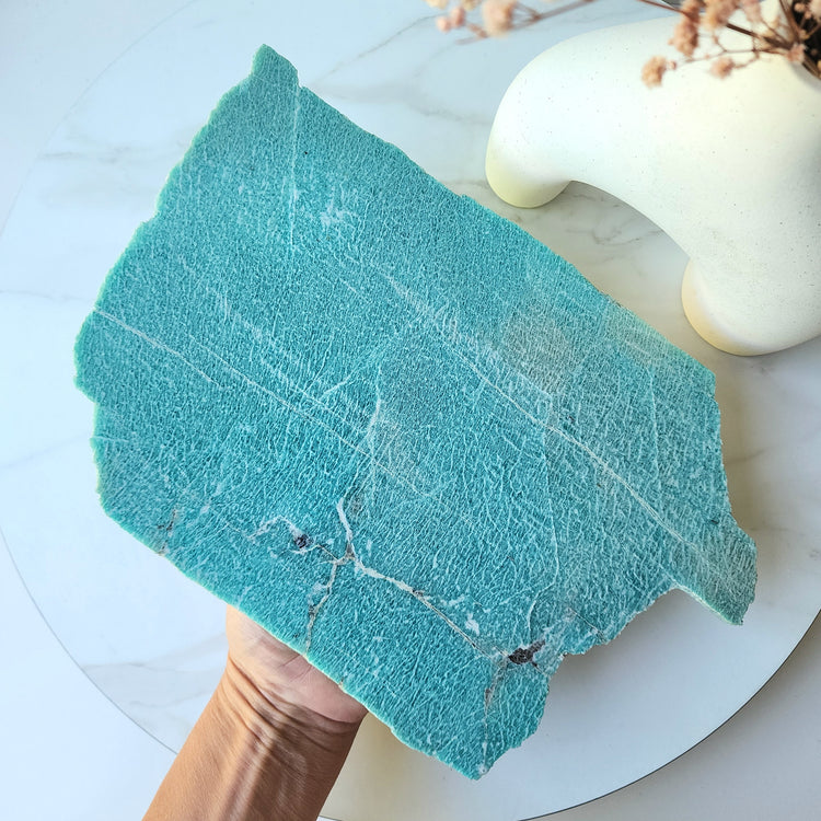 Amazonite Crystal Slab AAA