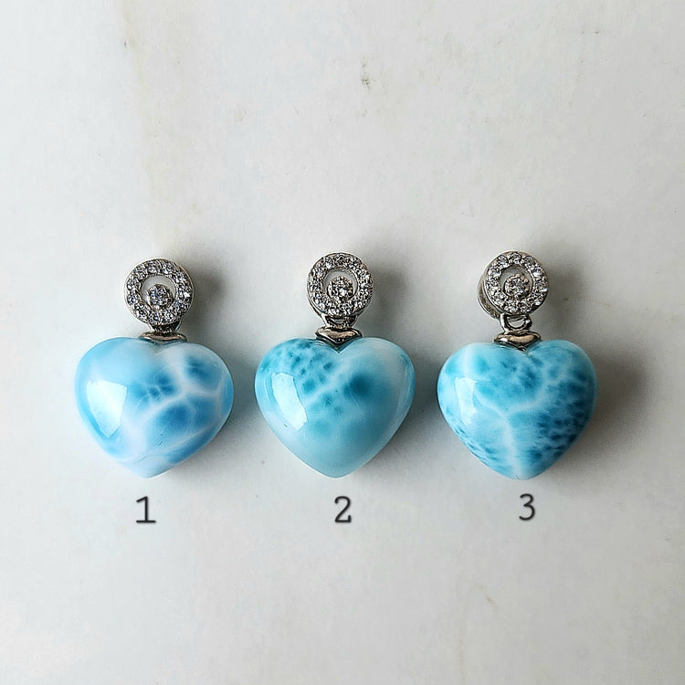 Larimar Sterling Silver Pendant