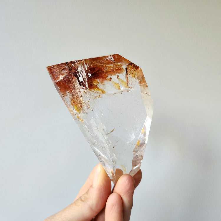 Fire Quartz Crystal Free-form AAA