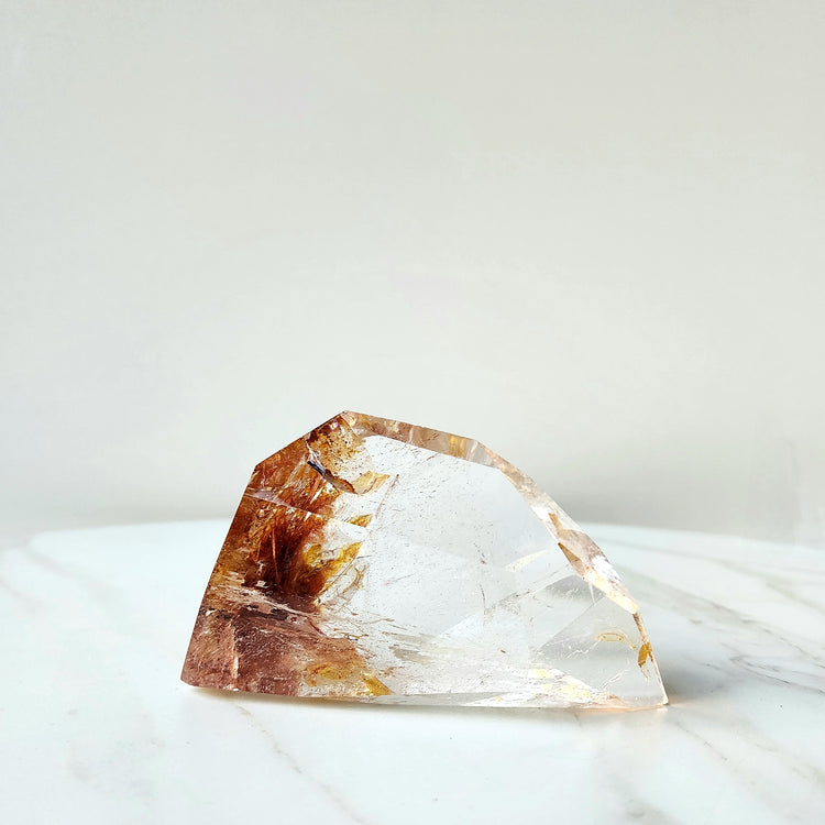 Fire Quartz Crystal Free-form AAA