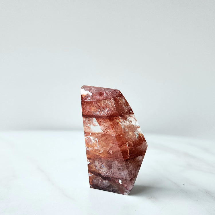 Fire Quartz Crystal Free-form AAA