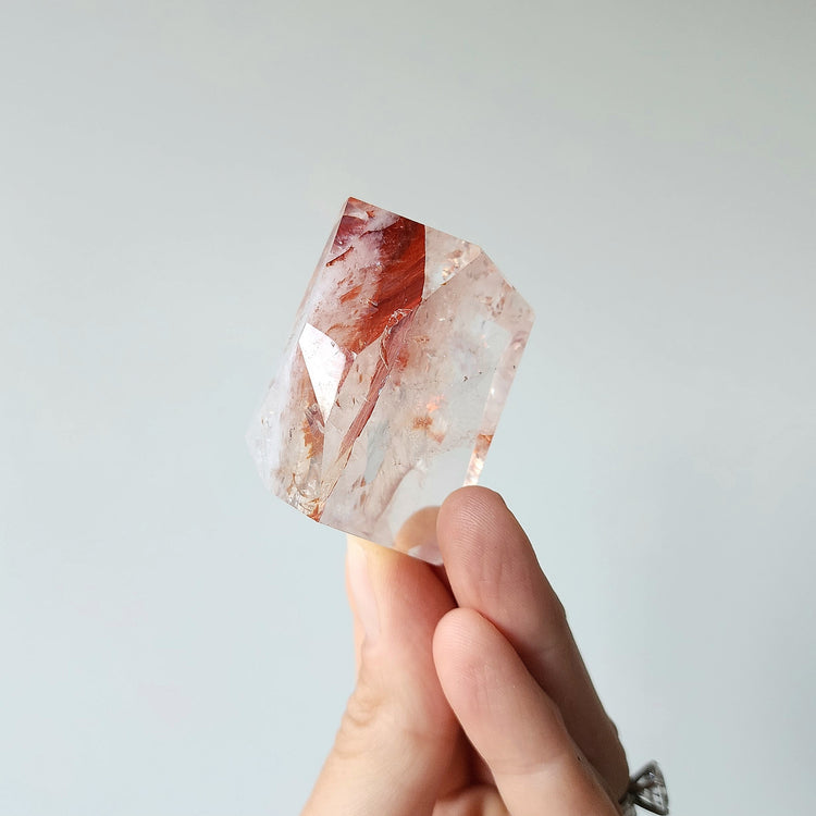 Fire Quartz Crystal Free-form AAA