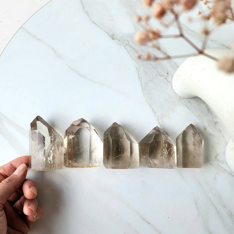 Smokey Quartz Free Form Tower Point Large