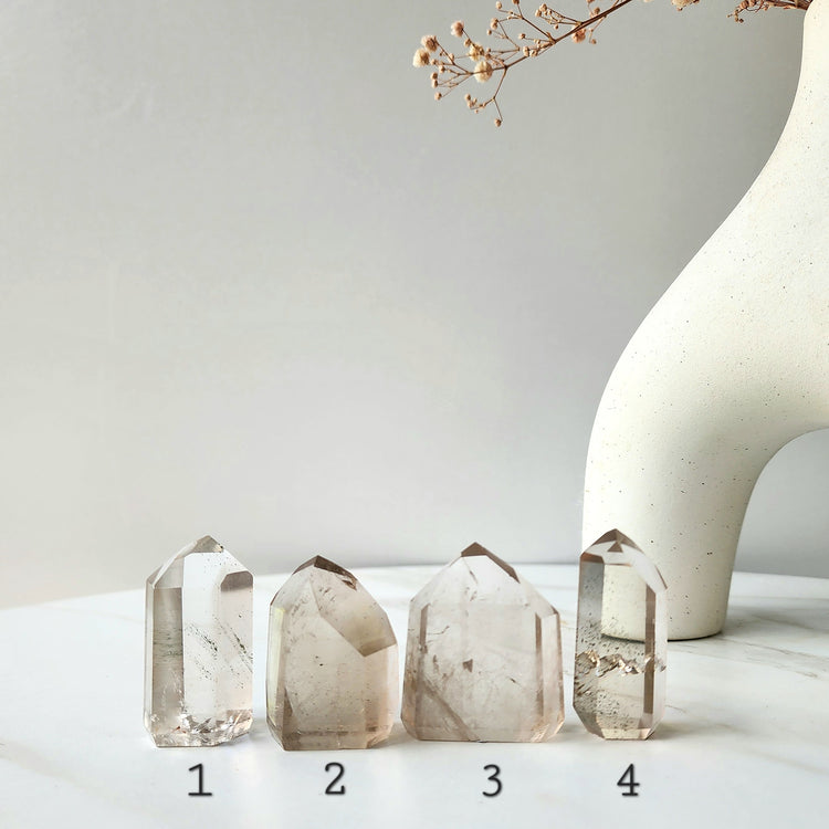 Smokey Quartz Crystal Free Form Tower Point Small