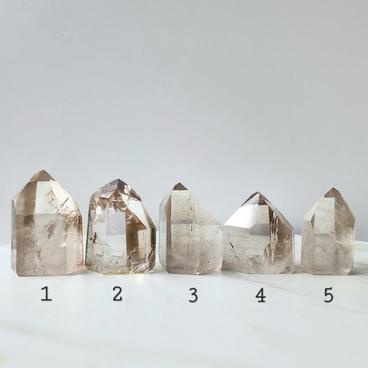 Smokey Quartz Free Form Tower Point Large