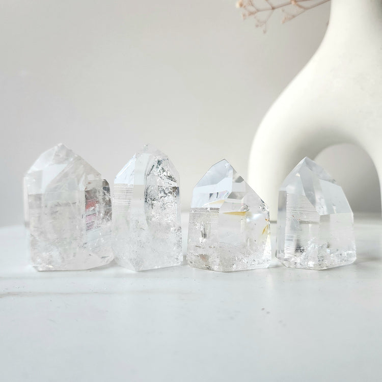 Lemurian Quartz Crystal Point Tower Large
