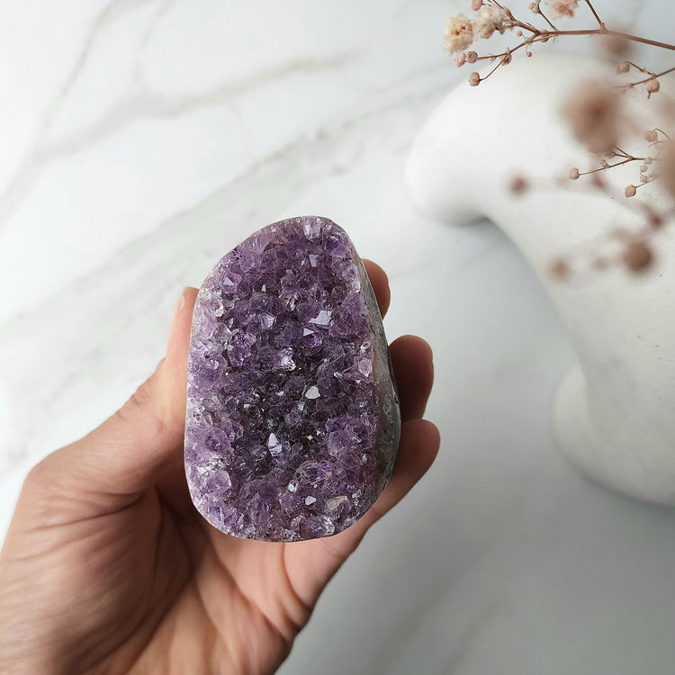 Amethyst Crystal Cluster AA Small