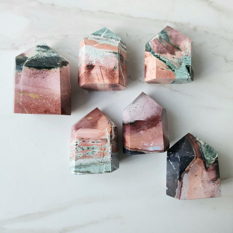 Rare Unicorn Jasper Crystal Madagascar Point