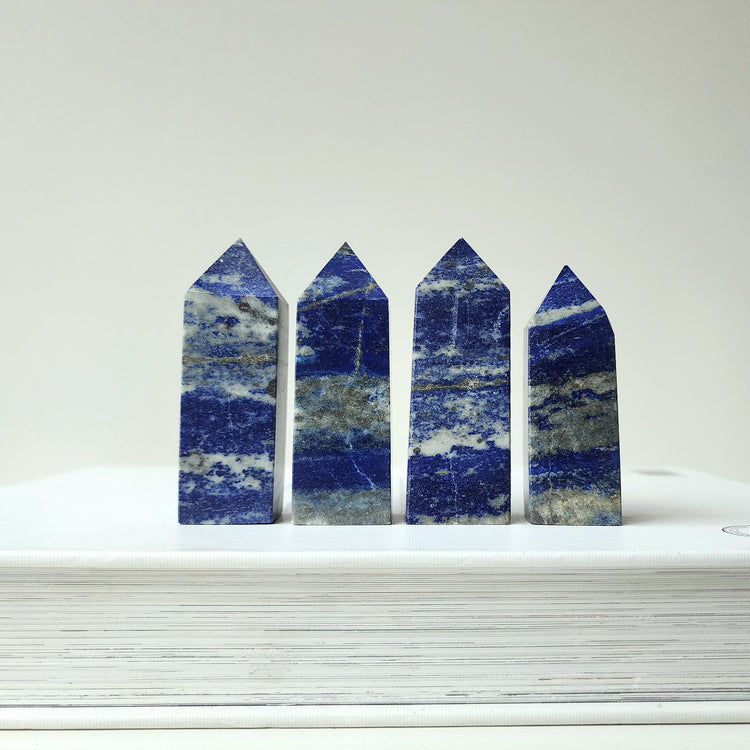 Lapis Lazuli Crystal Tower Point
