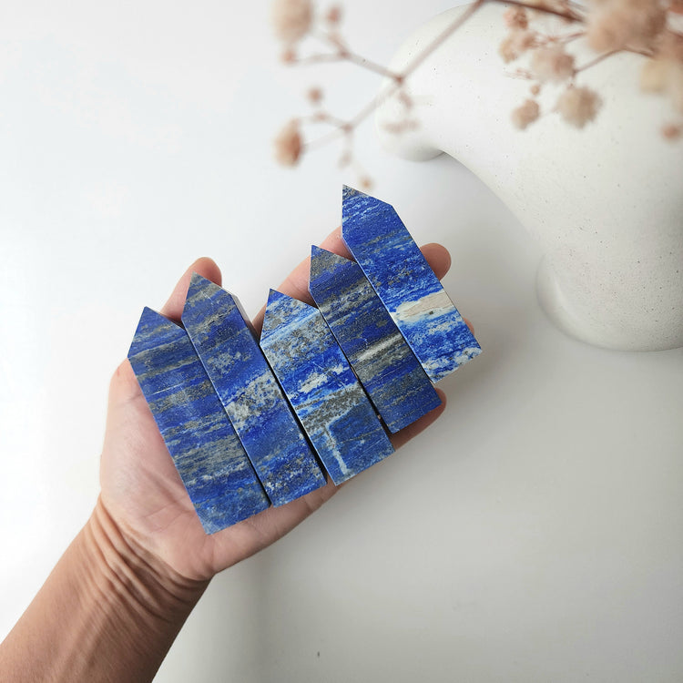 Lapis Lazuli Crystal Tower Point