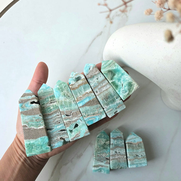 Smithsonite Crystal Natural Point Pakistan High Quality