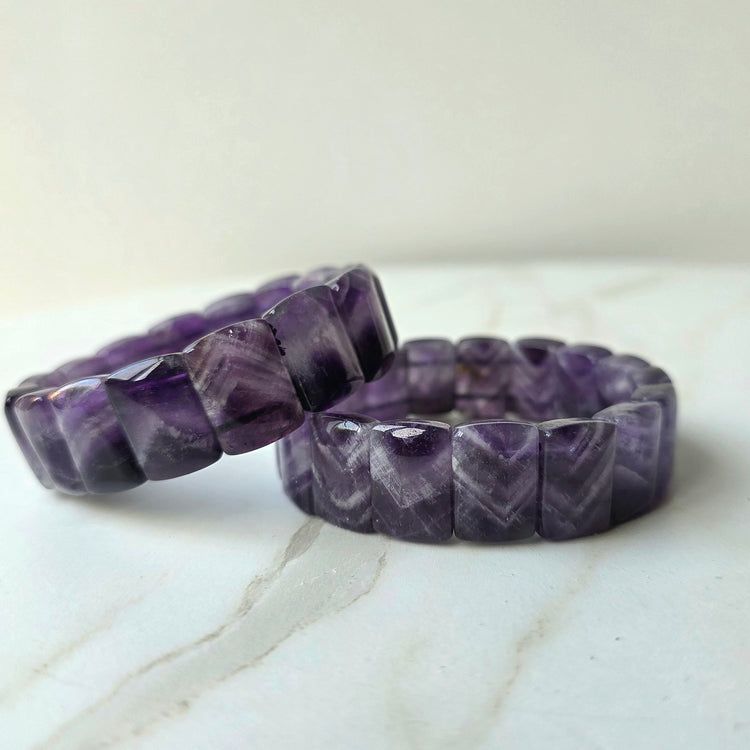 Crystal Gemstone Bangle Bracelet