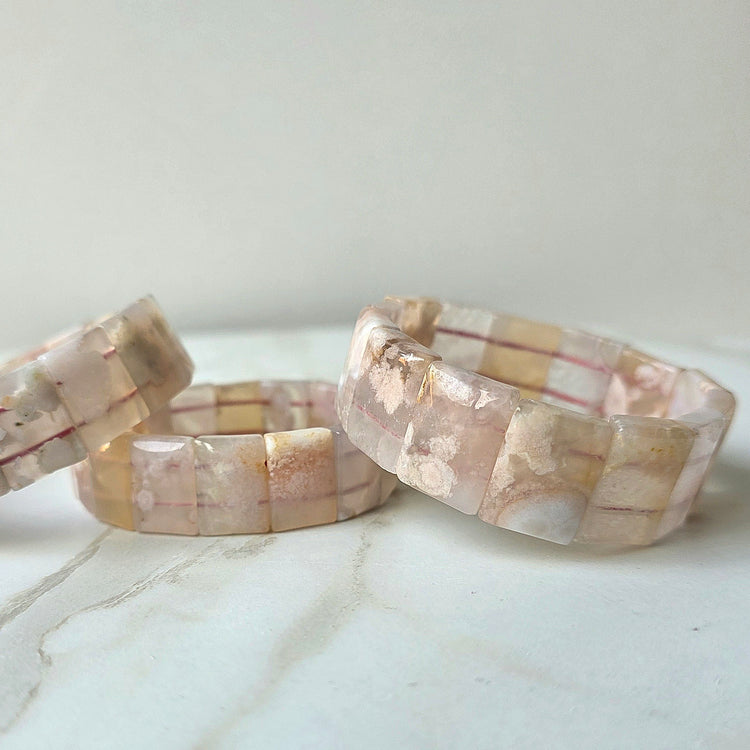 Crystal Gemstone Bangle Bracelet