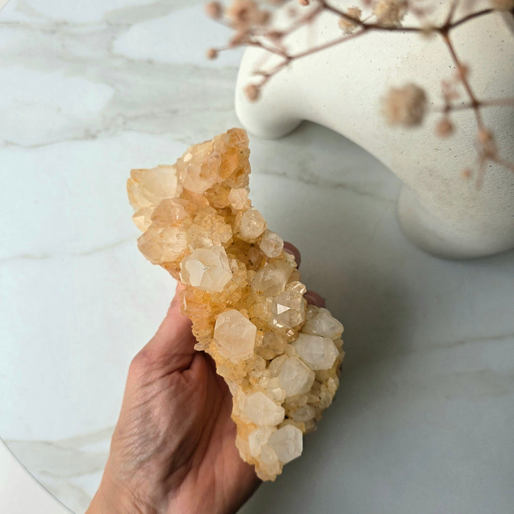 Golden Healer Crystal Cluster