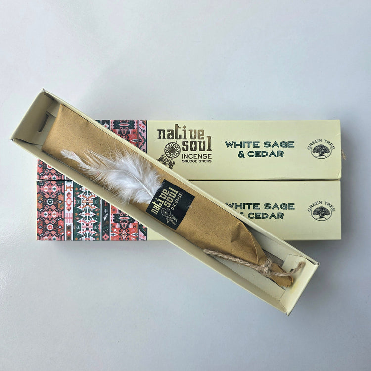 Native Soul Incense White Sage and Cedar