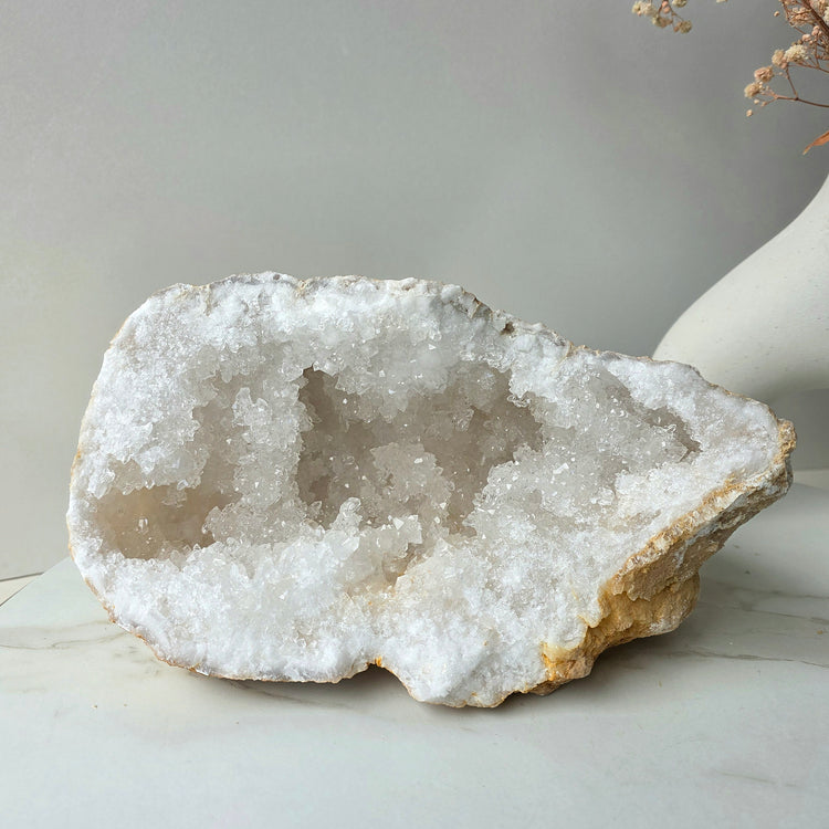 Clear Quartz Crystal Moroccan Geode 7