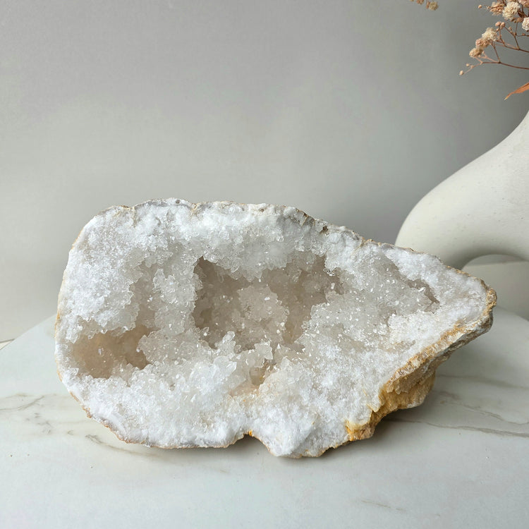 Clear Quartz Crystal Moroccan Geode 7