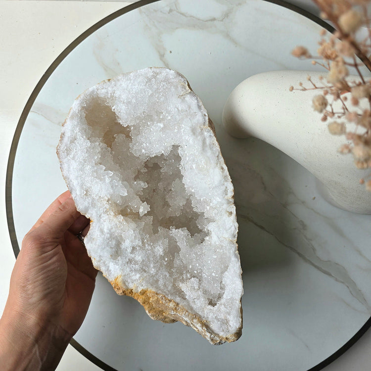 Clear Quartz Crystal Moroccan Geode 7