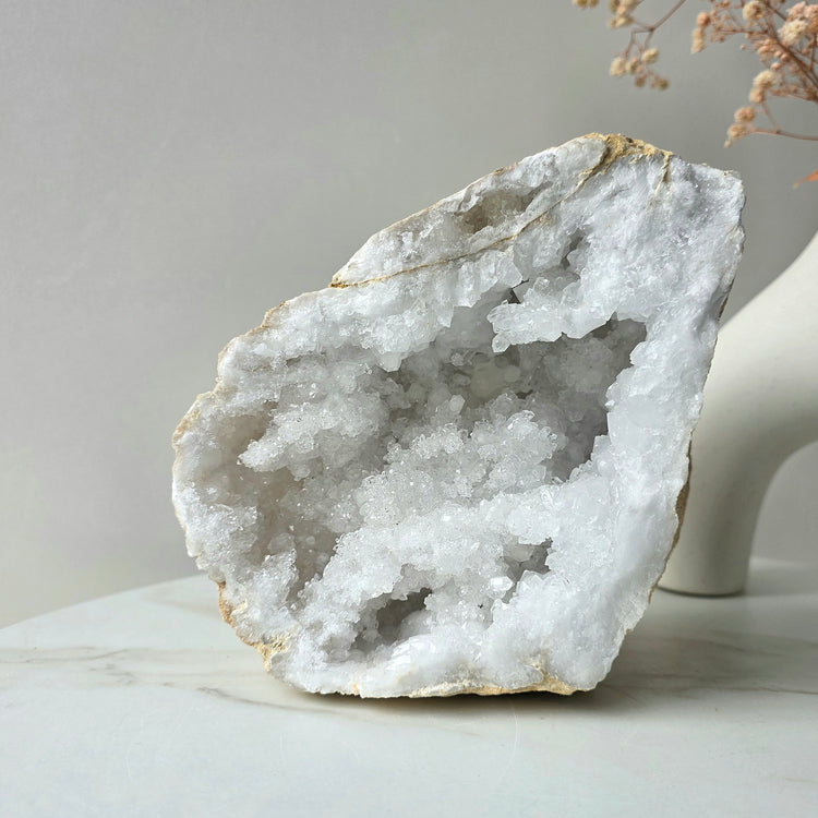 Clear Quartz Crystal Moroccan Geode 8