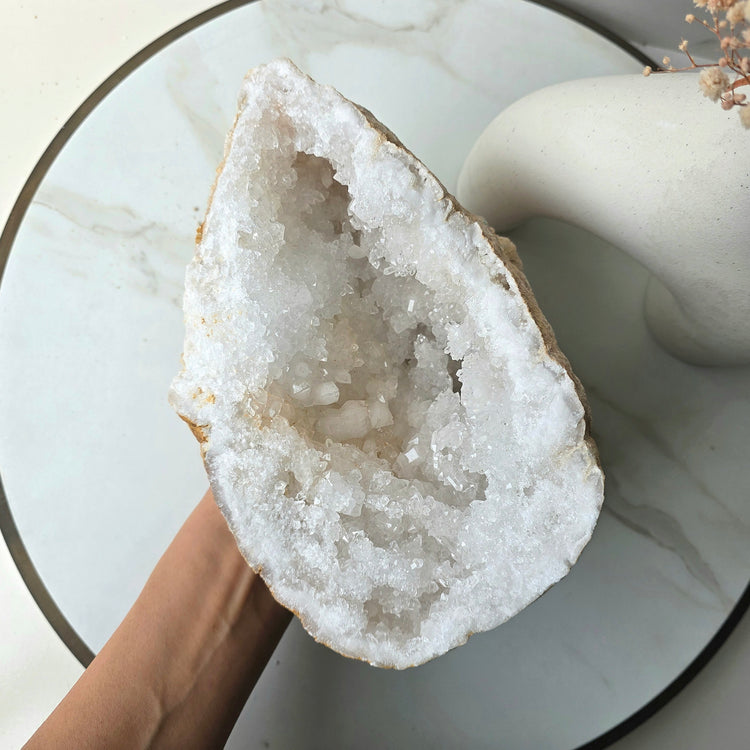 Clear Quartz Crystal Moroccan Geode 9