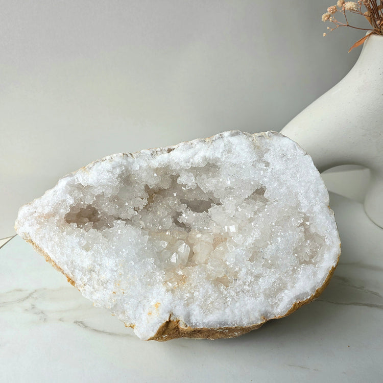 Clear Quartz Crystal Moroccan Geode 9