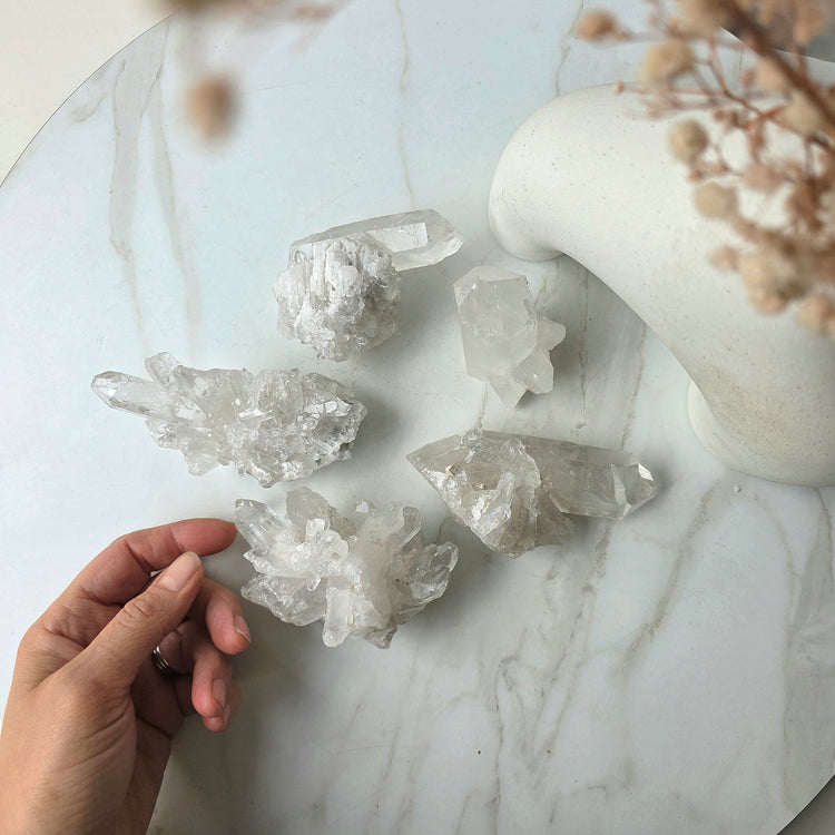 Clear Quartz Crystal Mini Cluster Brazil