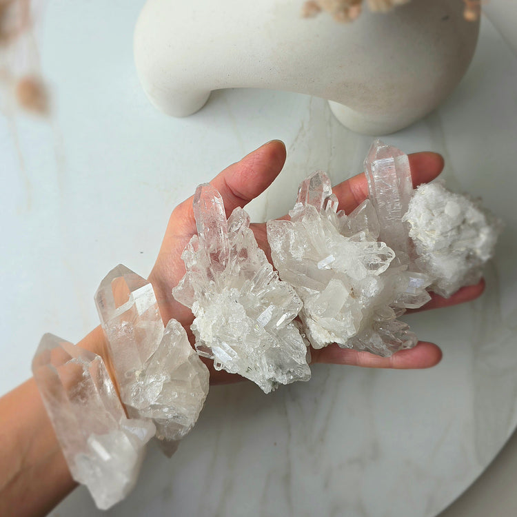 Clear Quartz Crystal Mini Cluster Brazil
