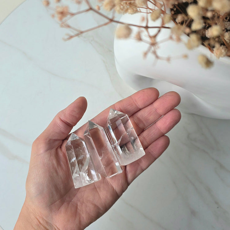 Clear Quartz Crystal AAA Points