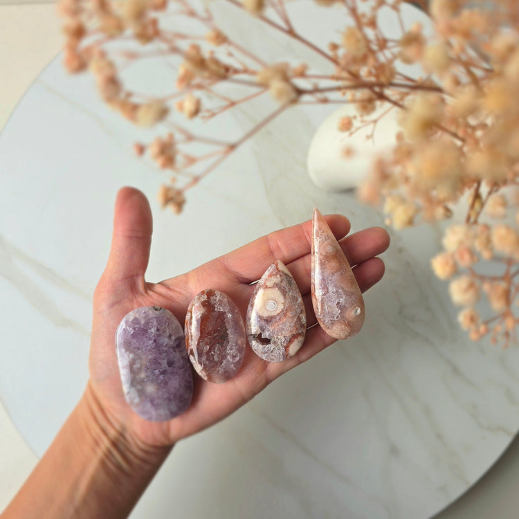 Pink Amethyst Crystal Carving