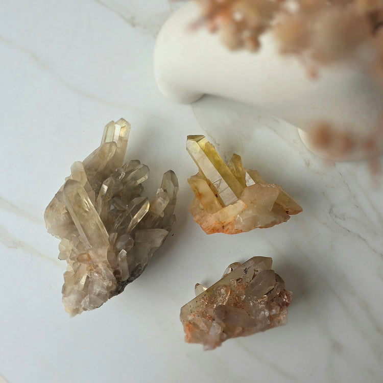 Citrine Crystal Natural Cluster Untreated