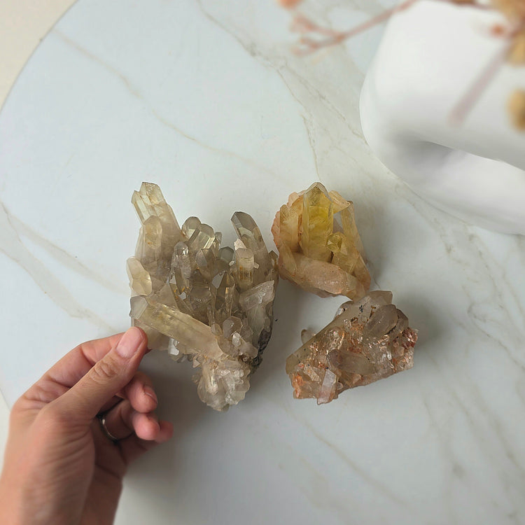 Citrine Crystal Natural Cluster Untreated