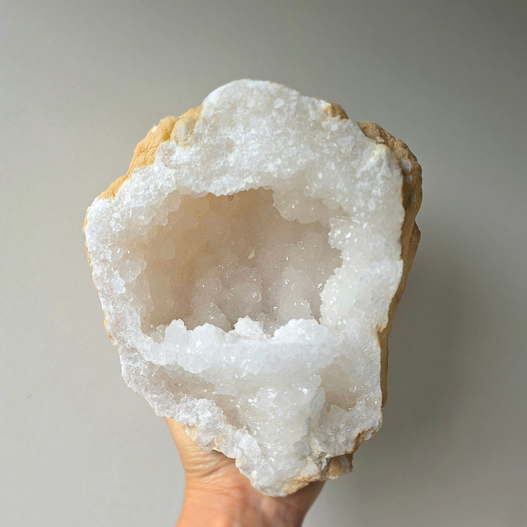 Clear Quartz Crystal Moroccan Geode 1