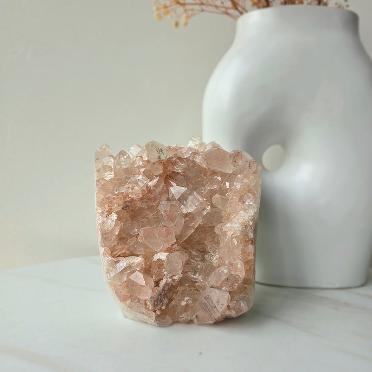 Pink Himalayan Crystal Quartz Cluster High Quality AAA 4