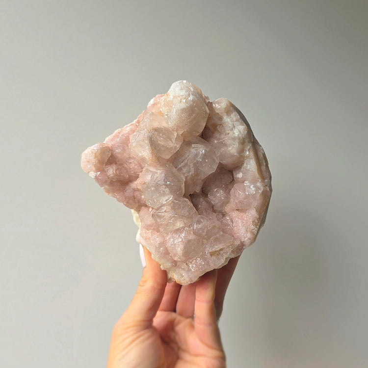 Pink Calcite Crystal Cluster Mexico