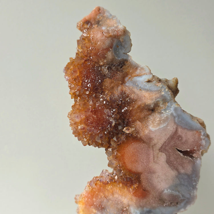 Pink Amethyst Crystal Slab on Stand Brazil High Quality 7