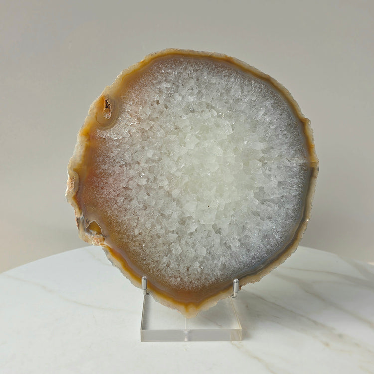 Agate Crystal Slab Slice