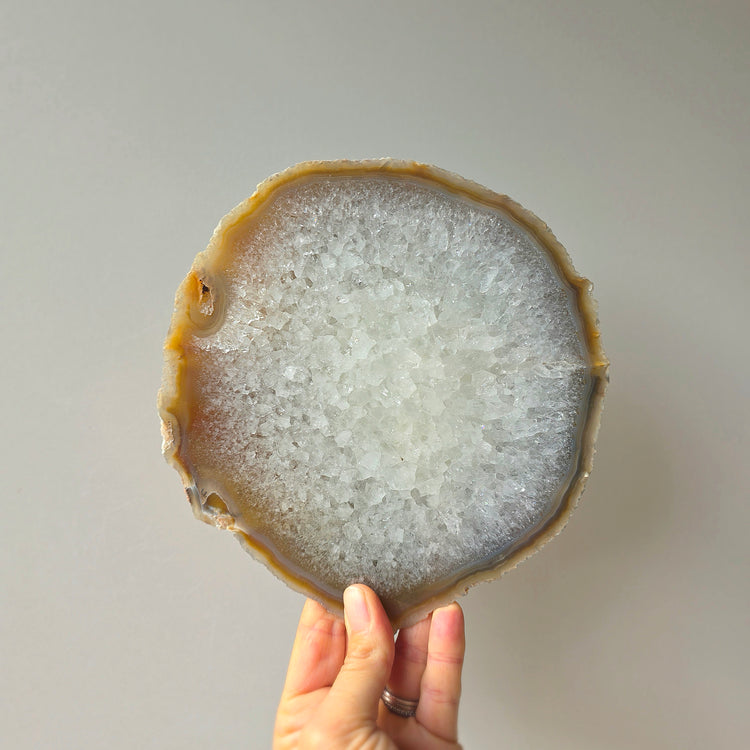 Agate Crystal Slab Slice