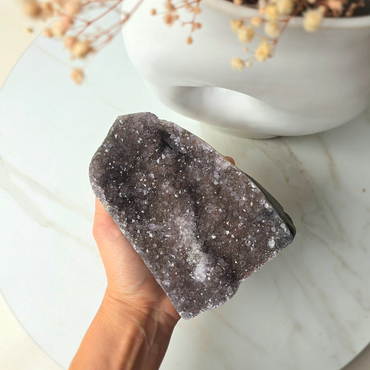 Rainbow Amethyst Crystal Cluster Brazil