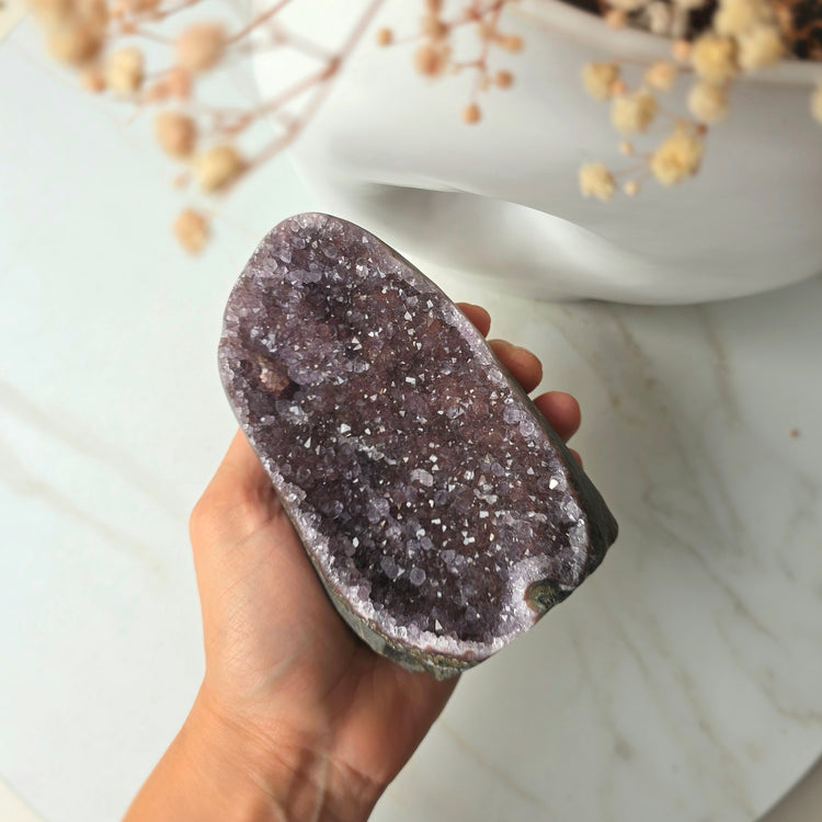 Rainbow Amethyst Crystal Cluster Brazil