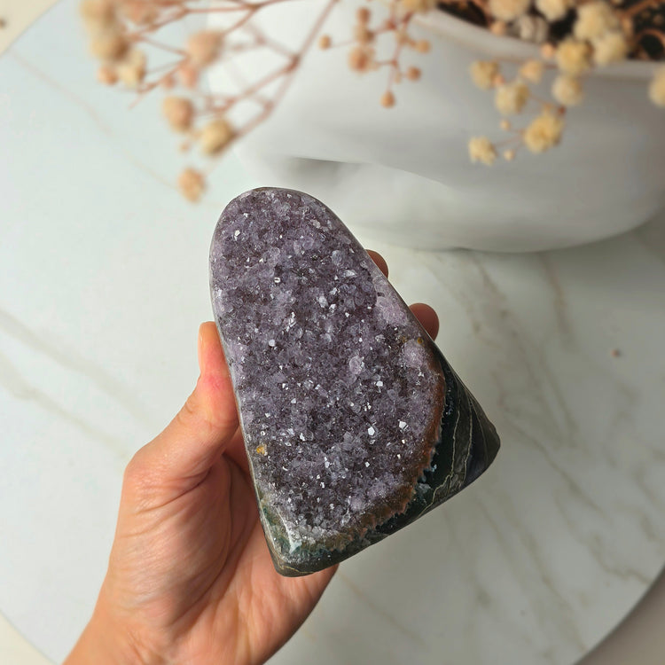 Rainbow Amethyst Crystal Cluster Brazil