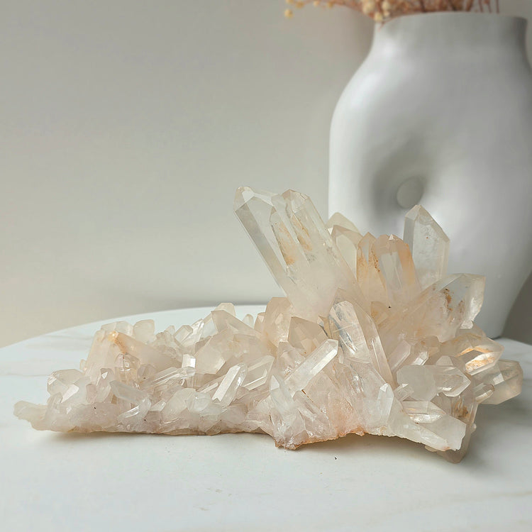 Clear Quartz Crystal Statement XL2
