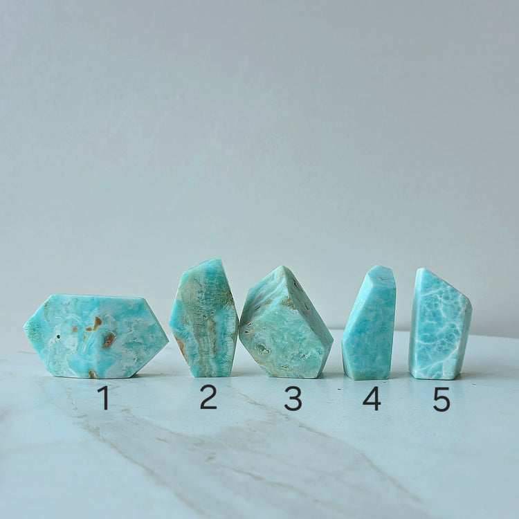 Blue Aragonite Crystal Freeform Pakistan High Quality