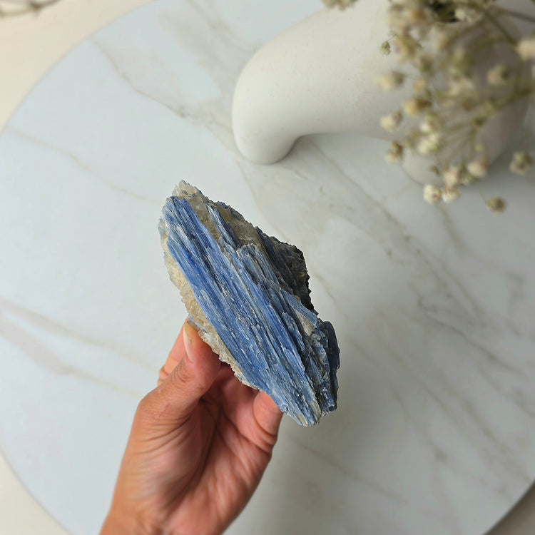Blue Kyanite Crystal on Stand High Quality