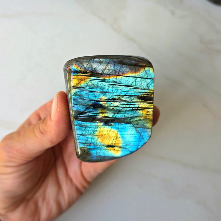 Labradorite Crystal Freeform - Crystals and Me | Crystal Candles and Ethically Sourced Crystals